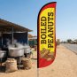 BOILED PEANUTS DUPLEX PRINTED SWOOPER FEATHER FLAG BANNER SIGN KIT