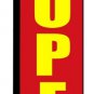 YES, WE'RE OPEN SWOOPER FEATHER FLUTTER FLAG BANNER SIGN 5097