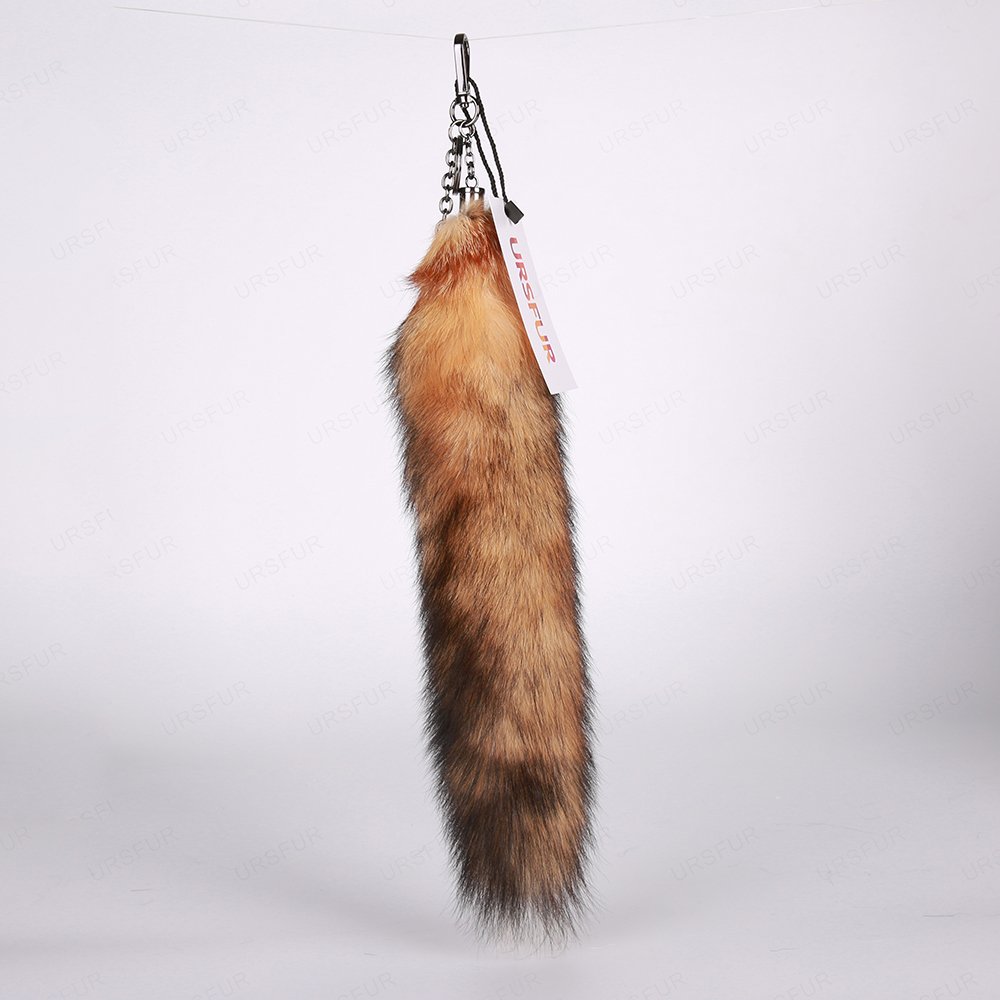 URSFUR Tail Fur Key Chain Tassel Bag Charm Pendant Keychain