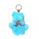 URSFUR Baby Doll Purse Pendant Fur Keychain Plush Toy Bag Charm Key Ring - Azure