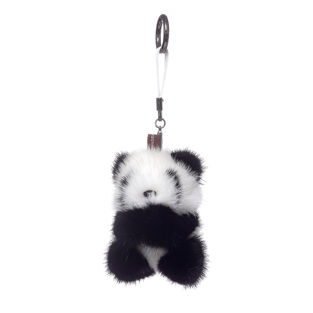 URSFUR Plush Key Chain Fur Pom Keychain Monster Doll Charm Pendant