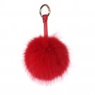URSFUR Pom Keychain Phone Bag Charm Pendant Fur Ball Key Chain Ring