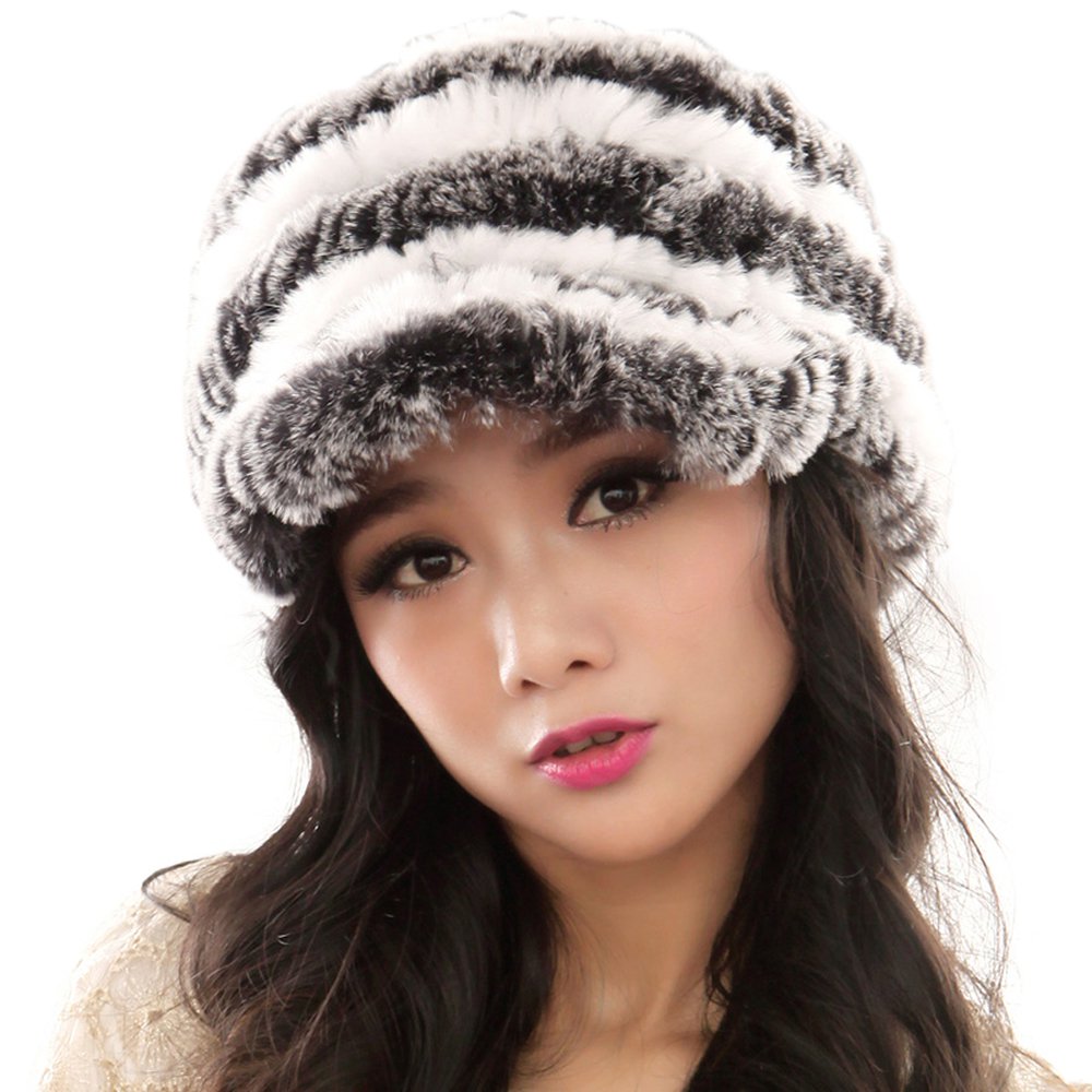 URSFUR Fashion Women's Peaked Caps Hats Spiral
