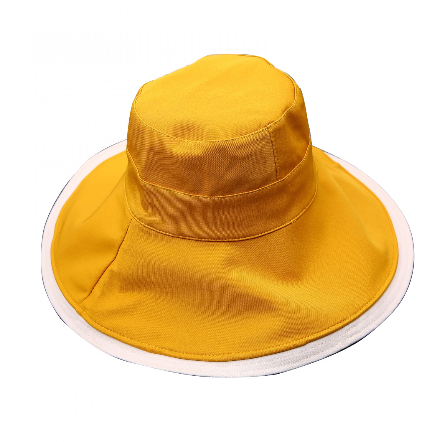 URSFUR Outdoor Women Cotton Sun Hats Wide Brim Reversible Summer Bucket Hat UV Protection Beach Cap