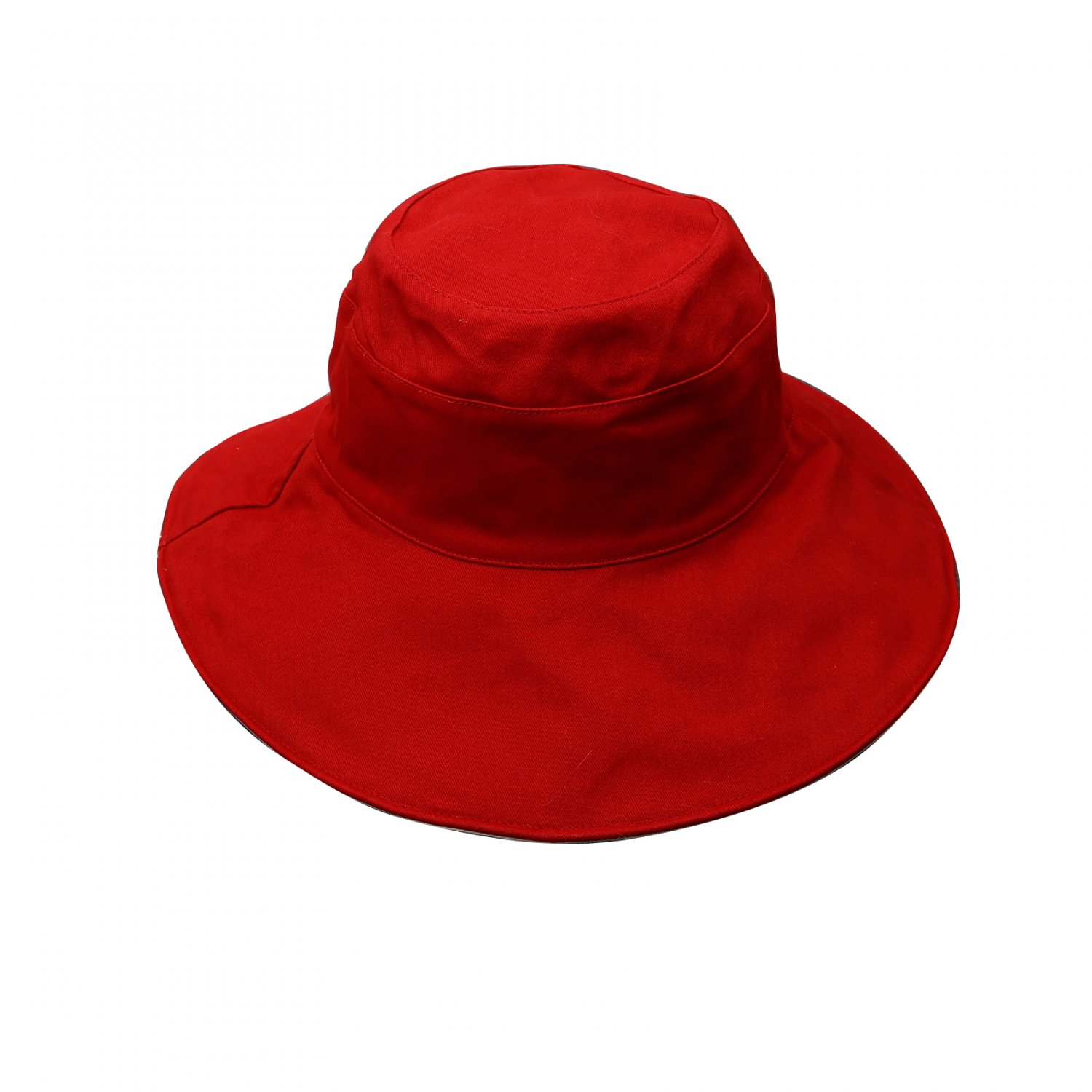 URSFUR Wide Brim Sun Protection Hat for Women Cotton Summer Bucket Hats Double-side Beach Cap