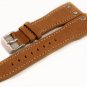 Pilot Stle Watch Strap Brown 22mm Flieger