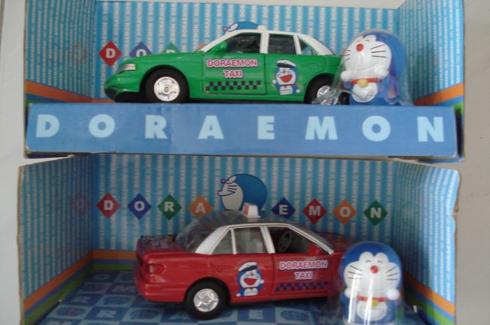Doraemon Taxi NEW set of 2