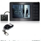 Button camera with wireless mini DVR