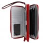 RED CROCO CLUTCH WALLET