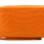 ORANGE CROCO CLUTCH WALLET