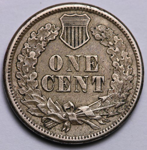 1860 POINTED BUST Indian Head Cent Penny