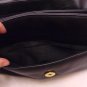 Black Coletta elegant soft leather evening cross body bag