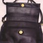 Black Coletta elegant soft leather evening cross body bag