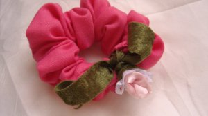 pink scrunchie