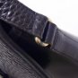 Brighton cross-body mesenger black & croc leather shoulder bag handbag purse