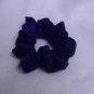 purple velour scrunchie free ship