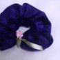 purple velour scrunchie free ship
