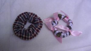 2 scrunchies FREE ship