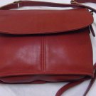 Coach  red leather cross body bag