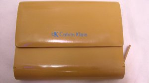 Calvin Klein leather beige wallet
