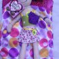 Soft doll toy 11" with bed 16"
