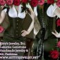 Hot Sexy Black Black Satin Corset size S and M