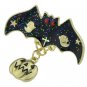 Halloween Pumpkin Ghost Bat Star Brooch
