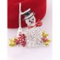 Christmas Snowman Brooch