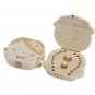 Creative Wooden Baby Tooth Storage Box for Deciduous Teeth spanish
