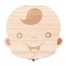 Creative Wooden Baby Tooth Storage Box for Deciduous Teeth English Creative Wooden Baby Tooth Storage Box for Deciduous Teeth English