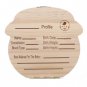 Creative Wooden Baby Tooth Storage Box for Deciduous Teeth English