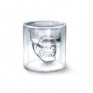 Creative Skull Transparent Beer Red Wine Whiskey Coffee Milk Tea Glass Skeleton Water Cup Mug 75ML