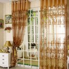 European style fashion tulle curtain with blackout luxury window curtain