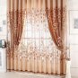 Luxurious Curtain Upscale Jacquard Yarn Curtains for Living Room Bedroom Decor Tulle