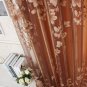 Luxurious Curtain Upscale Jacquard Yarn Curtains for Living Room Bedroom Decor Tulle