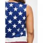 Plus Size American Flag T-shirt
