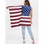 Plus Size American Flag T-shirt