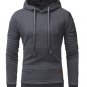 Hoodies Male Long Sleeve Solid Color Hooded Sweatshirt Mens Tracksuit Sweat Coat Casual