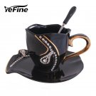 Diamonds Design Coffee Mug Creative Gift Lovers Tea Cups 3D Ceramic Mugs With Rhinestones Decoration
