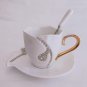 Diamonds Design Coffee Mug Creative Gift Lovers Tea Cups 3D Ceramic Mugs With Rhinestones Decoration