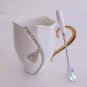 Diamonds Design Coffee Mug Creative Gift Lovers Tea Cups 3D Ceramic Mugs With Rhinestones Decoration