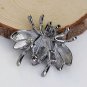 Crystal Bee Animal Shiny Rhinestone Brooch Pins for Women Sweater Accessories Jewelry