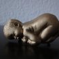 Baby brooch antique gold sleeping baby brooch accessoire baby gift