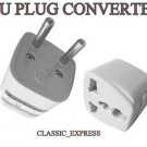 EU UNIVERSAL TRAVEL ADAPTOR PLUG: UK/US/ASIA to EU