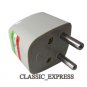 EU UNIVERSAL TRAVEL ADAPTOR PLUG: UK/US/ASIA to EU