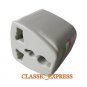 EU UNIVERSAL TRAVEL ADAPTOR PLUG: UK/US/ASIA to EU