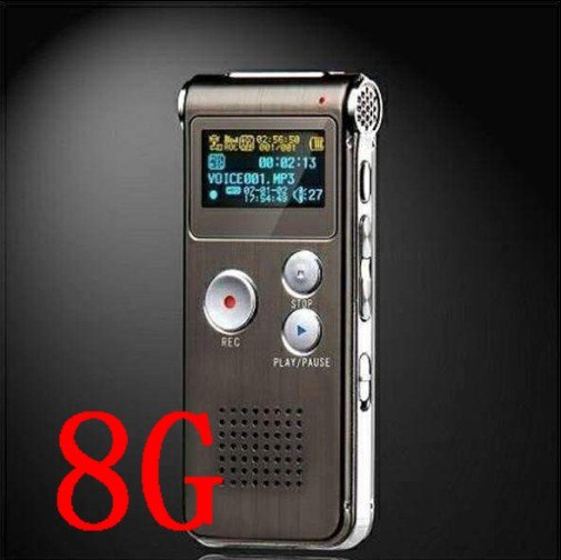 8GB Digital Voice Recorder Sound Hunter Telephone Recorder 8GB MP3 WMA Mic USB