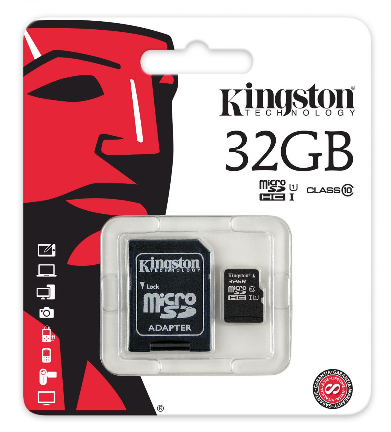 Kingston 32GB Class 10 Micro SD Card For Mobile ( RETAIL PACK )