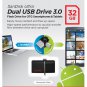 SANDISK 32GB ULTRA DUAL OTG MICRO FLASH DRIVE USB FOR MOBILE TABLET