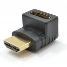 HDMI Female Socket to Right Angle HDMI Plug Adapter Converter